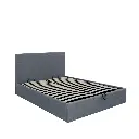 2 PERSOONS BED - QINA  OTTOMAN GRIJS 140 X 200 CM - CAFR