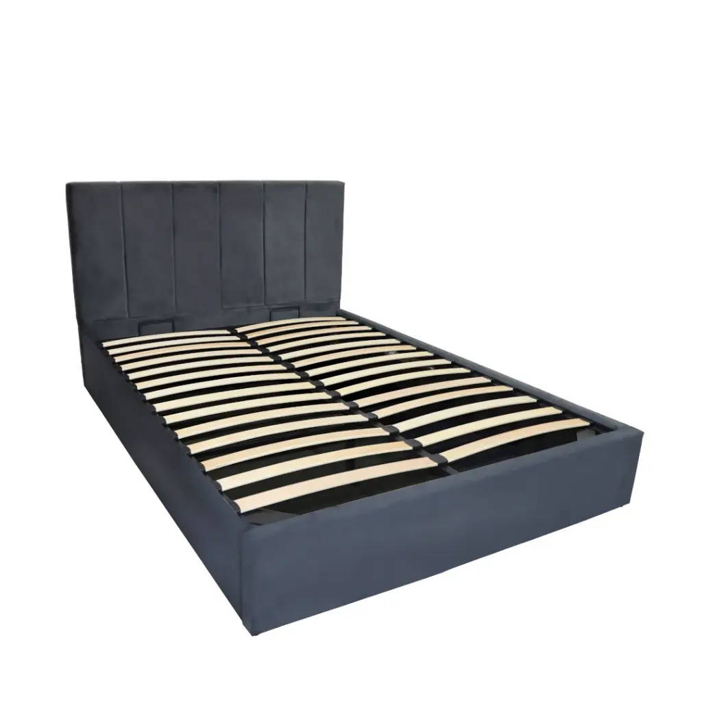 2-PERSOONS BED KS. - DUBAI OTTOMAN GRIJS 160 X 200 CM- UKFR