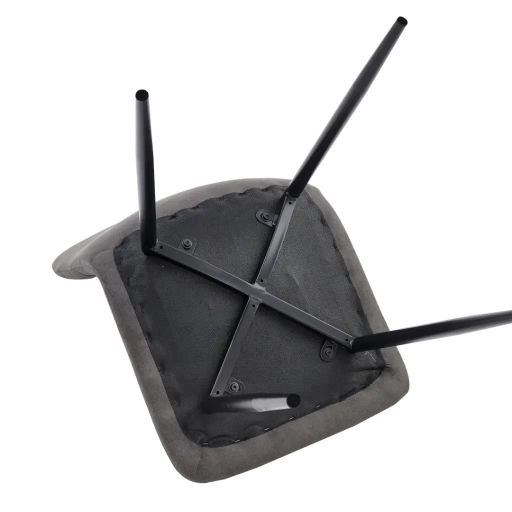 KENDAL STOEL - 4  STUKS/1 KARTON - DONKER GRIJS