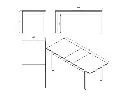 ESSEX TAFEL 160 X 80 X 77 CM