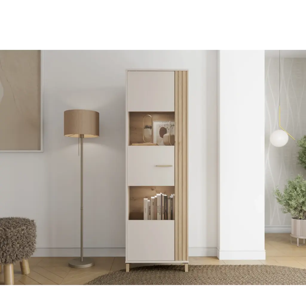 ESSEX VITRINE 59.5 X 40 X 192.5 CM