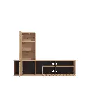 LONDON ENTERTAININGMENT CENTER 195.5 X 33 X 139.5 CM 