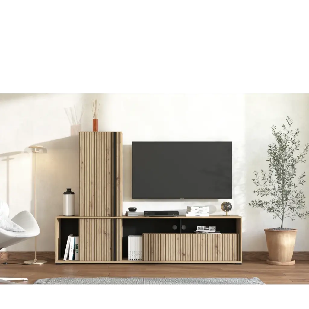 LONDON ENTERTAININGMENT CENTER 195.5 X 33 X 139.5 CM 