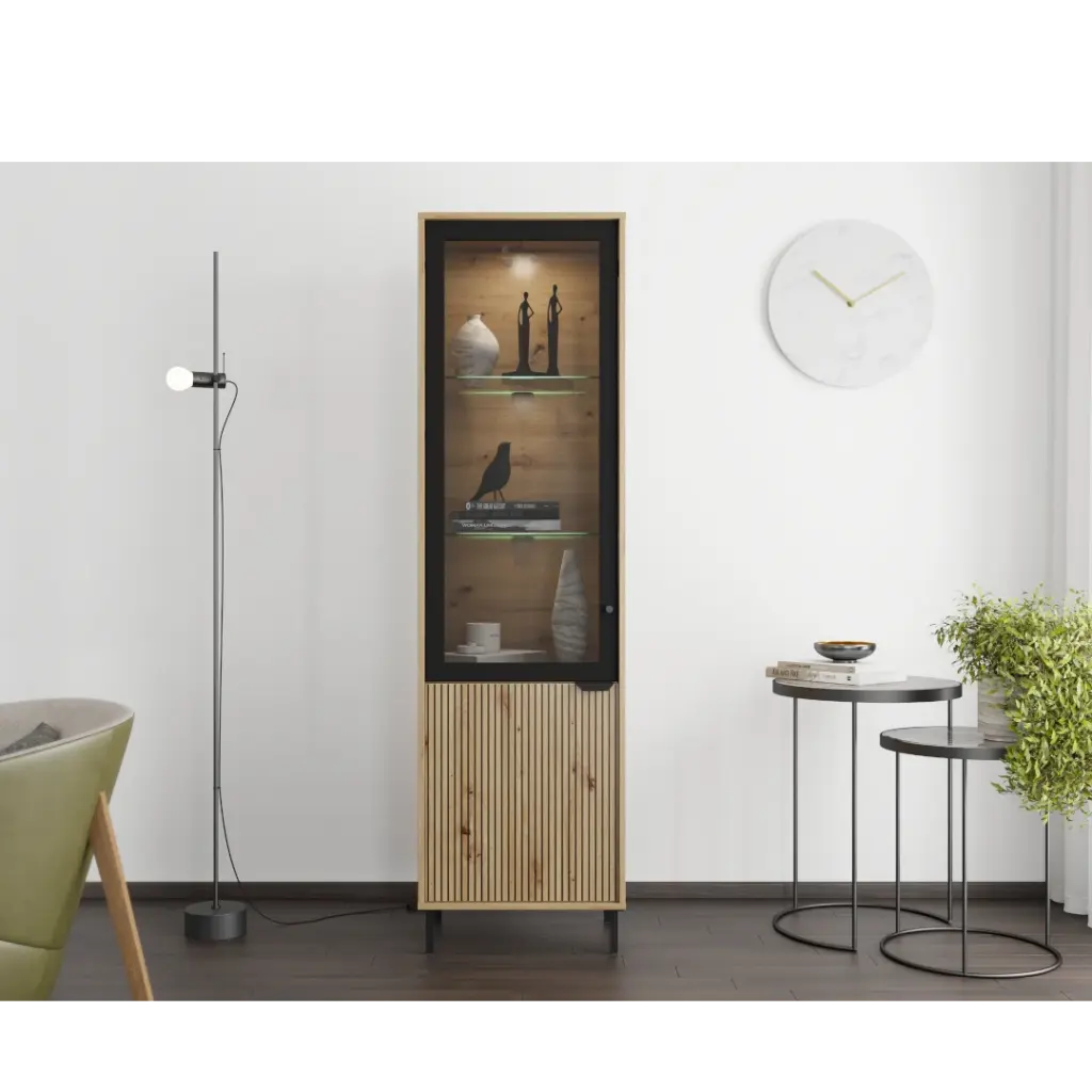 OXFORD VITRINE  54.5 X 40 X 195 CM