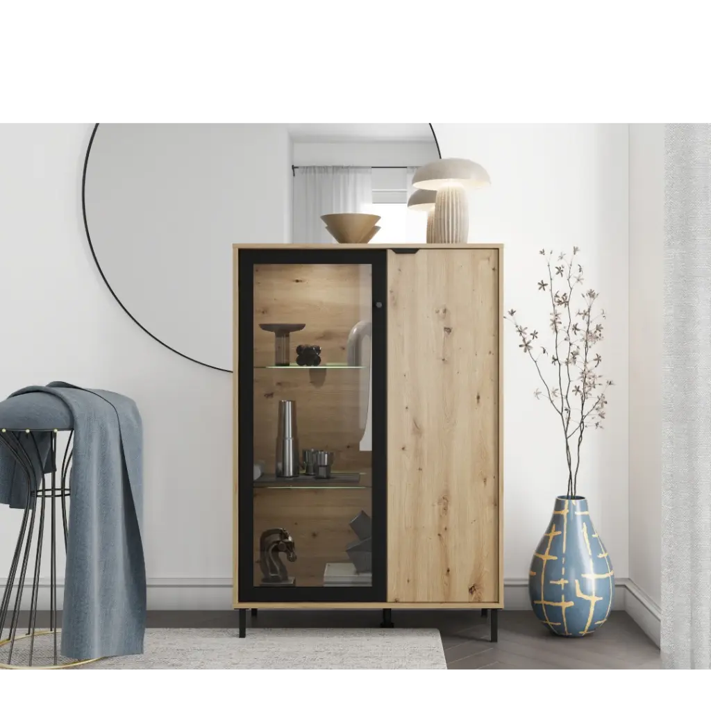 OXFORD VITRINE  93 X 40 X 137.5 CM