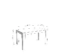 DENMARK TAFEL 135 X 80 X 75 CM