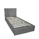 1-PERSOONS BED KS. - DUBAI OTTOMAN GRIJS 120 X 200 CM- UKFR