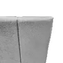 DUBAI 2-PERSOONS BED KS. - OTTOMAN 140 X 200 CM- UKFR - LICHTGRIJS 