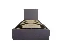 QINA 1 PERSOONS BED - OTTOMAN 90 X 200 CM - CAFR - GRIJS  