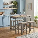 LE MANS - BAR SET - TAFEL + 4 BAR KRUKKEN