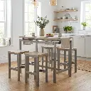 LE MANS - BAR SET - TABLE + 4 STOOLS