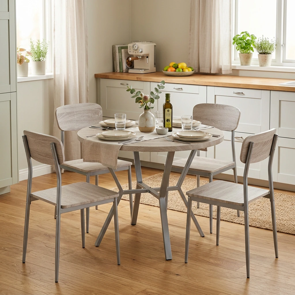 ROUBAIX - TABLE + 4 CHAIRS