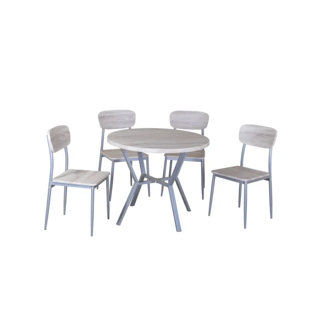 ROUBAIX - TAFEL + 4 STOELEN