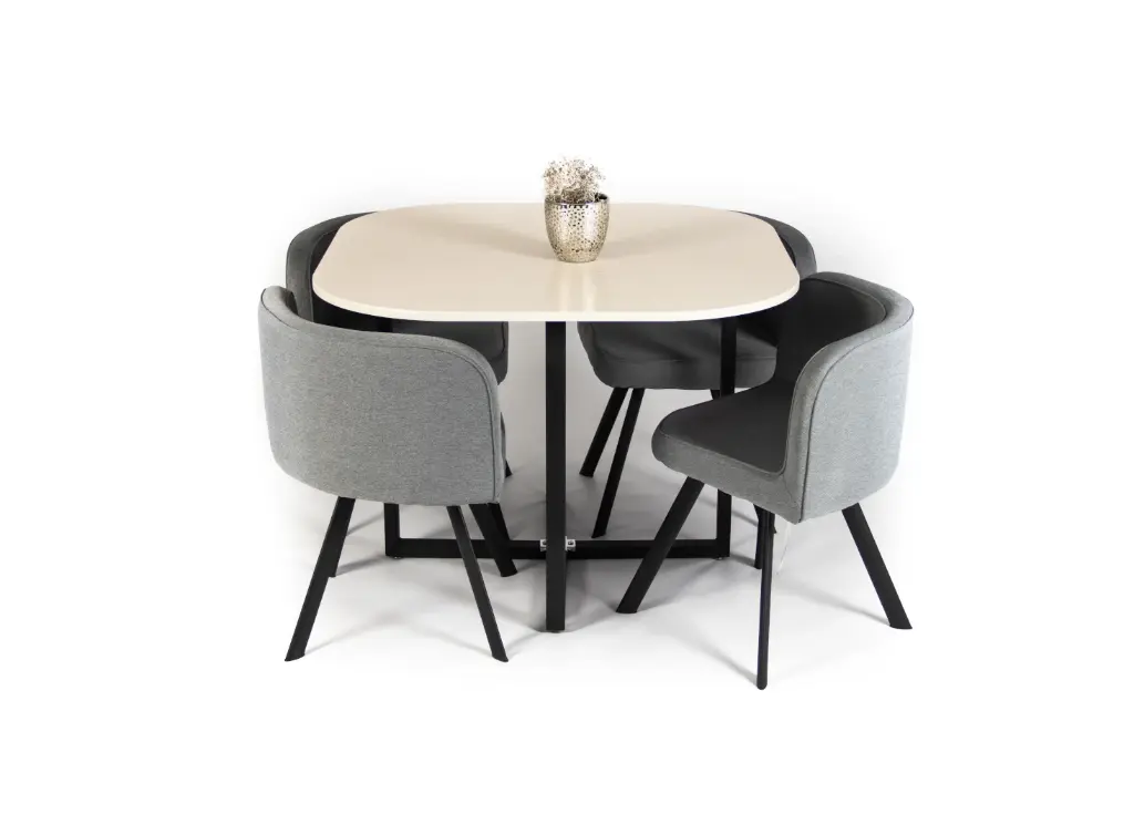 SET BIARITZ - TAFEL + 4 STOELEN