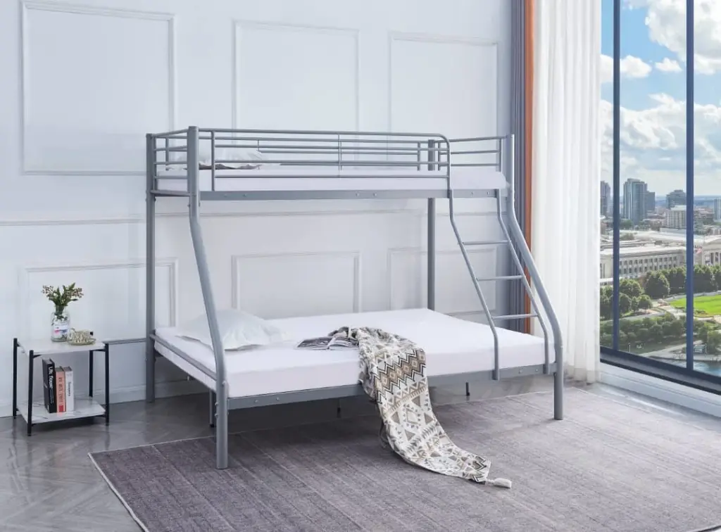 TRIO STAPELBED 140 X 200 CM - ZILVER