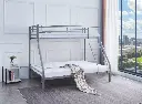 TRIO STAPELBED 140 X 200 CM - ZILVER