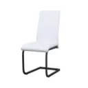 CHAISE MAURO - 4 PIECES/1 CARTON - BLANC