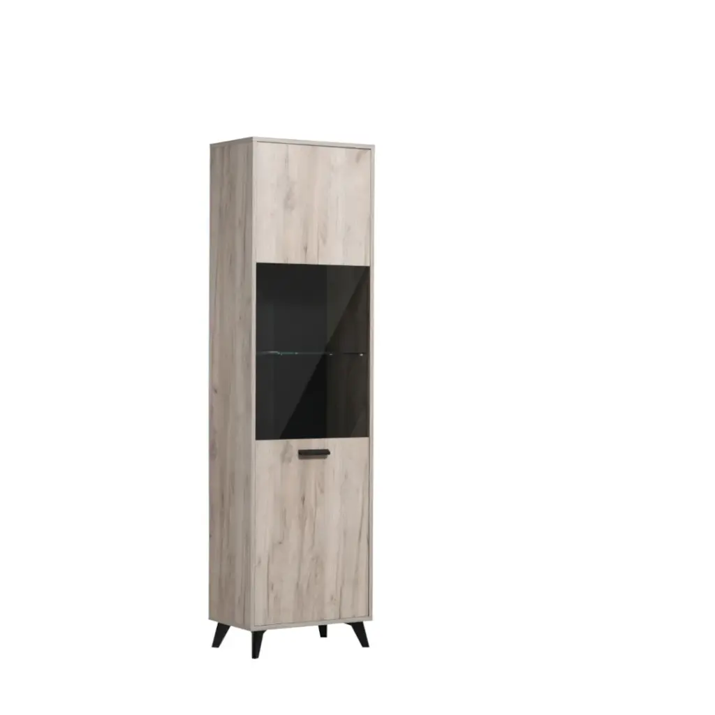 DENMARK VITRINE 1D 53,5  X 33 X 191,5 CM