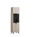 DENMARK VITRINE 1D 53,5  X 33 X 191,5 CM