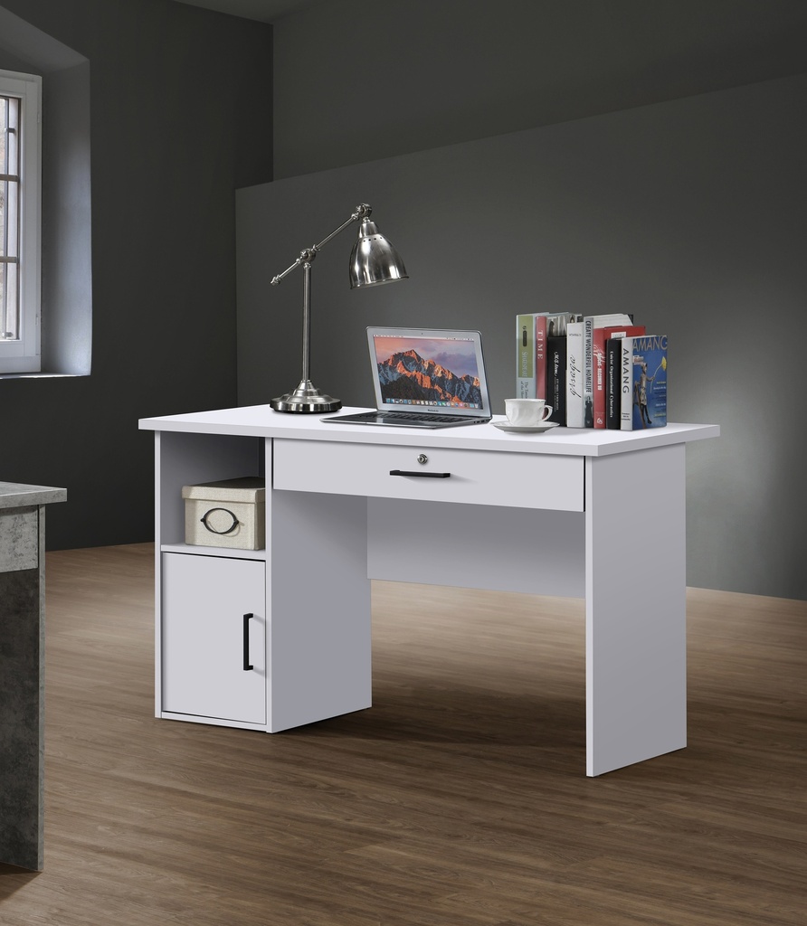 BUREAU KARAMAN BLANC