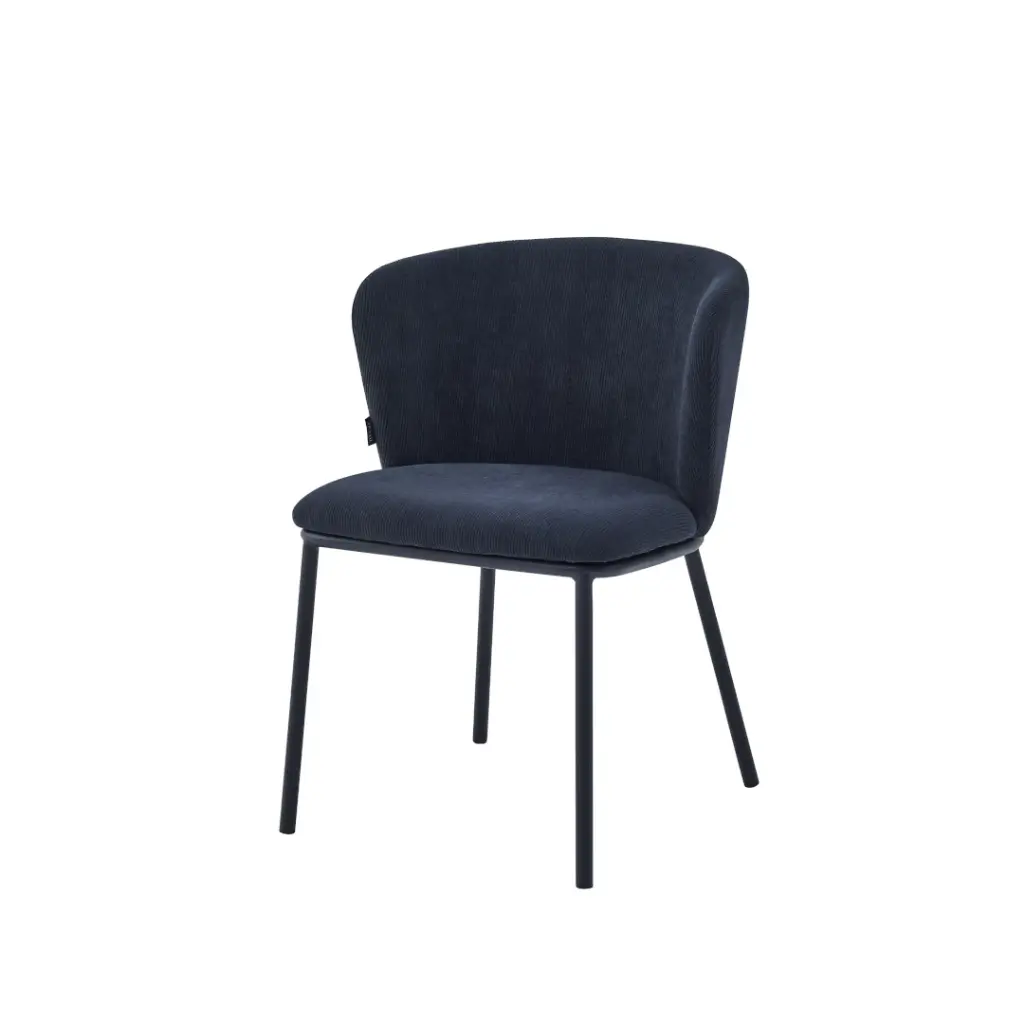 MAXIME CHAIR - 2  PIECES/1 BOX - BLACK