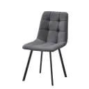 CHAISE GLENN - 6  PIECES/1 CARTON - GRIS FONCE