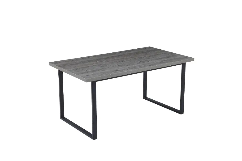 TABLE HAROLD GRIS FONCE - 160 X 90 X 75 CM