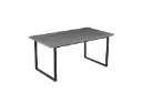 TABLE HAROLD GRIS FONCE - 160 X 90 X 75 CM