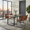 HAROLD TABLE - 160 X 90 X 75 CM - DARK GREY 