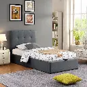 CAÏRO SINGLE BED - OTTOMAN 90 X 200 CM - UKFR - GREY 