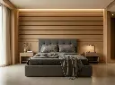 CAÏRO 2 PERSOONS BED - OTTOMAN 160 X 200 CM - UKFR - GRIS