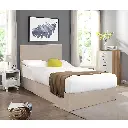 DUBAI 1-PERSOONS BED KS. - OTTOMAN 120 X 200 CM- UKFR - BEIGE 