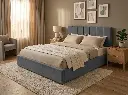 DUBAI 2-PERSOONS BED KS. - OTTOMAN 140 X 200 CM- UKFR - GRIJS