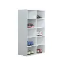 KERIM MEUBLE DE CHAUSSURES - BLANC