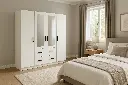TORBA WARDROBE - 160 X 52 X 184 CM 4-DOORS