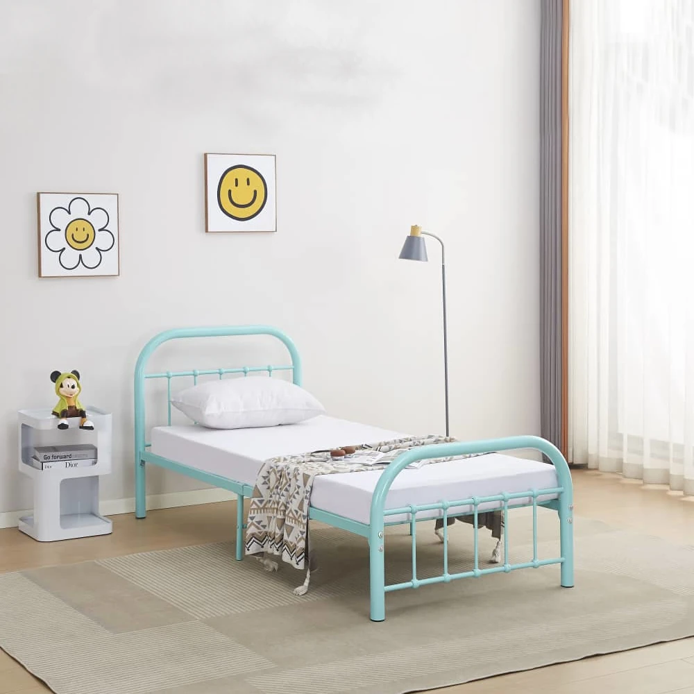 1 PERSOONS BED - MICHELLE BLUE 90 X 200 CM - BLEU