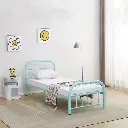 1 PERSOONS BED - MICHELLE BLUE 90 X 200 CM - BLEU