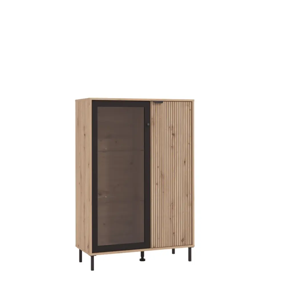 OXFORD VITRINE 2D 93 X 40 X 137.5 CM