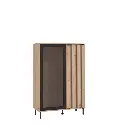 OXFORD VITRINE 2D  93 X 40 X 137.5 CM