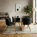 CARNAC - TABLE 100 X 100 X 75 CM + 4 CHAIRS