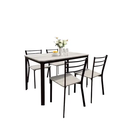 [830/4] SET LEEDS - TAFEL + 4 STOELEN