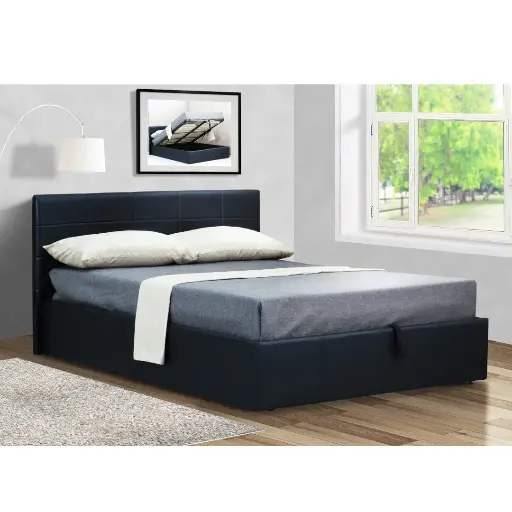 [CH-902 ZW] CHANEL 2 PERSOONS BED LIFT UP  - 140 X 200 CM