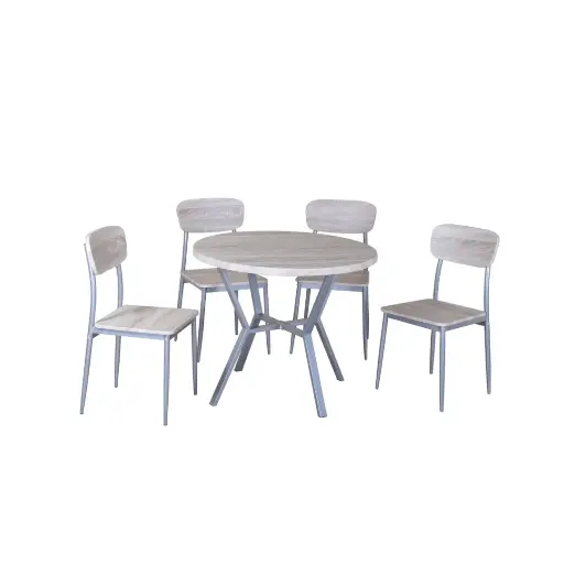 [831/4] SET ROUBAIX - TAFEL + 4 STOELEN