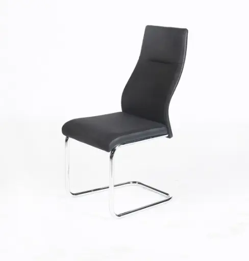 [PO-2484/ZW] OLIVIER CHAIR - 4 PIECES/1 CARTON - BLACK