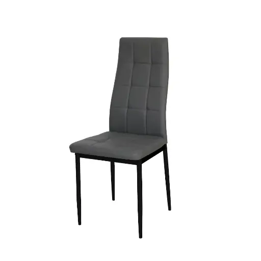 [DC-1057-3 GR] GEORGE CHAIR - 4 PIECES/1 CARTON