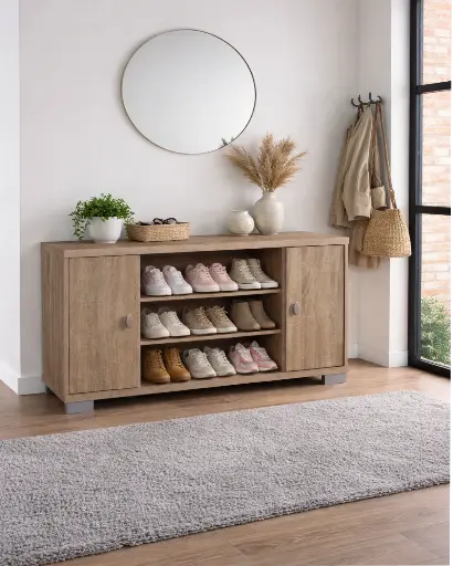 [TR-16014] BELEK MEUBLE TV / CHAUSSURES 