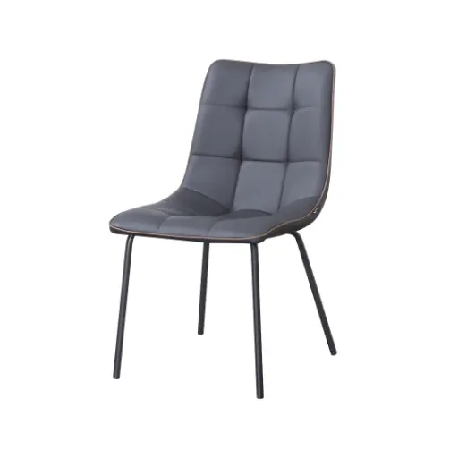 [DC-2064/GR] LUCCA CHAISE - 4 PIECES/1 CARTON - GRIS