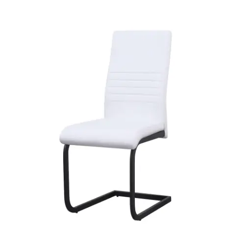 [DC-2012-1/W] CHAISE MAURO - 4 PIECES/1 CARTON - BLANC