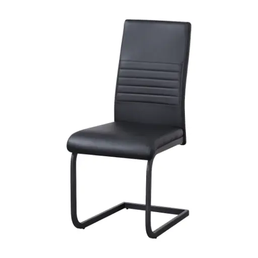 [DC-2012-1/ZW] CHAIR MAURO - 4 PIECES/1 BOX BLACK