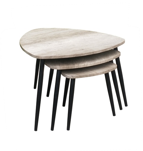 [ZH-006] MANHATTAN TABLES DE SALON 3 PC